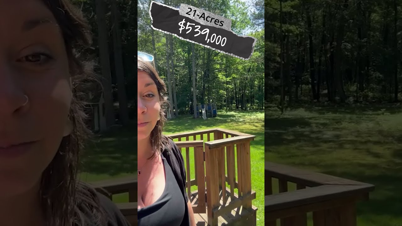 Wisconsin Home For Sale 8041 TWO LAKES RD Lake Tomahawk WI 54539 Lot S Of Privacy 21 Acres 