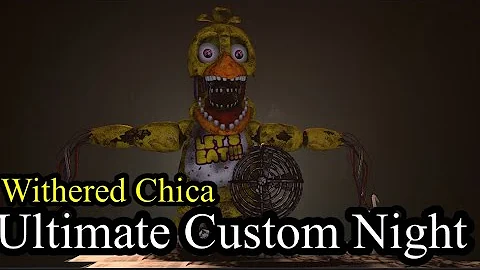 FNAF UCN Withered Chica Voice Lines  Animated #fnaf #short #horrorgaming #sfm