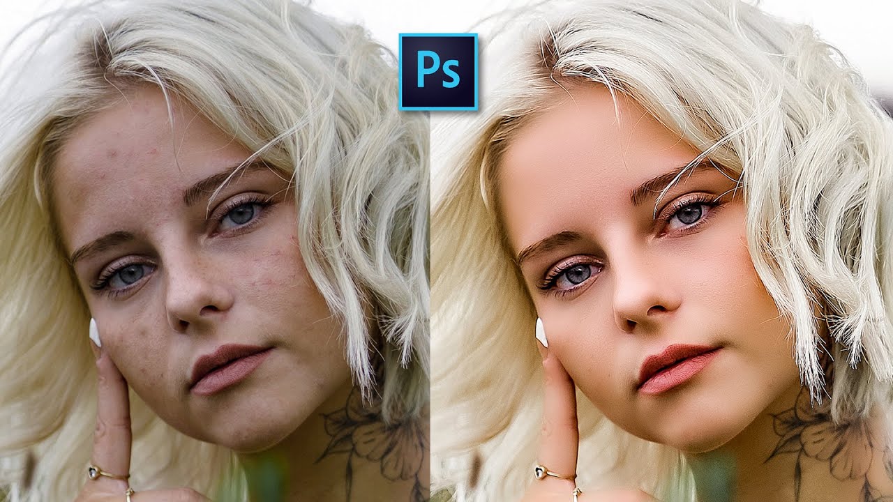 Skin Softening in Photoshop | Skin Retouching | Photoshop Tutorial 2021