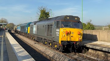 Hanson & Hall 50008 leads a diesel gala convoy, Networkrail NMT + Services & Freight (26/3/25)