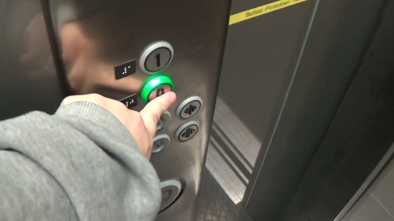 Kone EcoDisc Elevator At The Newry Train Station