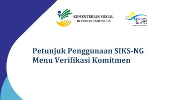 Penjelasan User Guide Menu Verkom pada SIKS NG ok