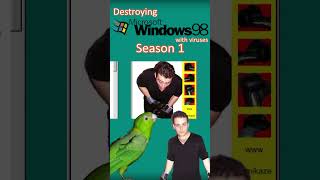 Destroying Windows 98 with Viruses S1 Short 2 #microsoft #windows #windows98 #vm