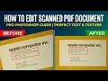 How to Edit Scanned PDF Document #How #to #Edit #Scanned #scan #PDF #Document #editing #jpg