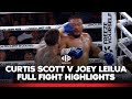 Curtis scott v joey leilua  full fight highlights  i main event i fox sports australia