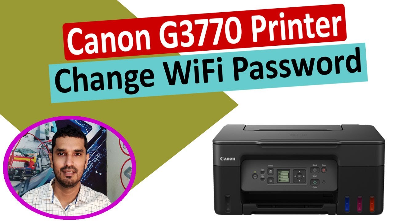 Canon PIXMA G3770 Printer WiFi Password Change II എങ്ങനെ Canon G3770 ...