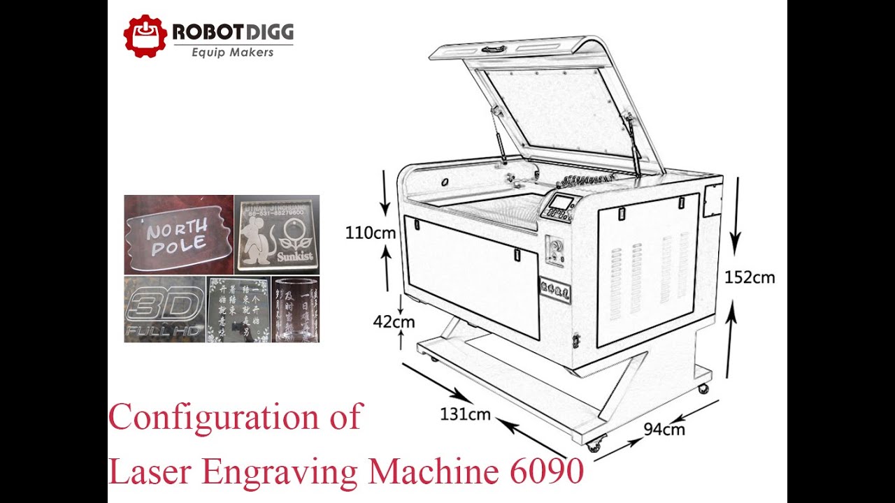 Laser Engraving Machine from RobotDigg YouTube