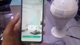 TUTORIAL CAMARAS ESPIAS CON WIFI PARTE 6: Cámara Tipo Foco 360° con APP ICsee