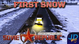 The First Snow ⚒️ Workers & Resources ⛏️ Ep2 ☭ Lets Play, Tutorial, Walkthrough