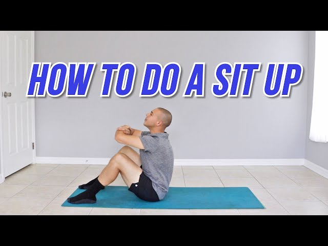 HOW TO DO A SIT UP / SIT UPS FOR BEGINNERS - YouTube