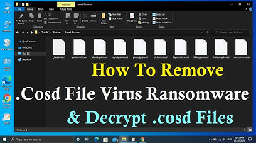Cosd file virus [.Cosd Ransomware] Removal and decrypt Files