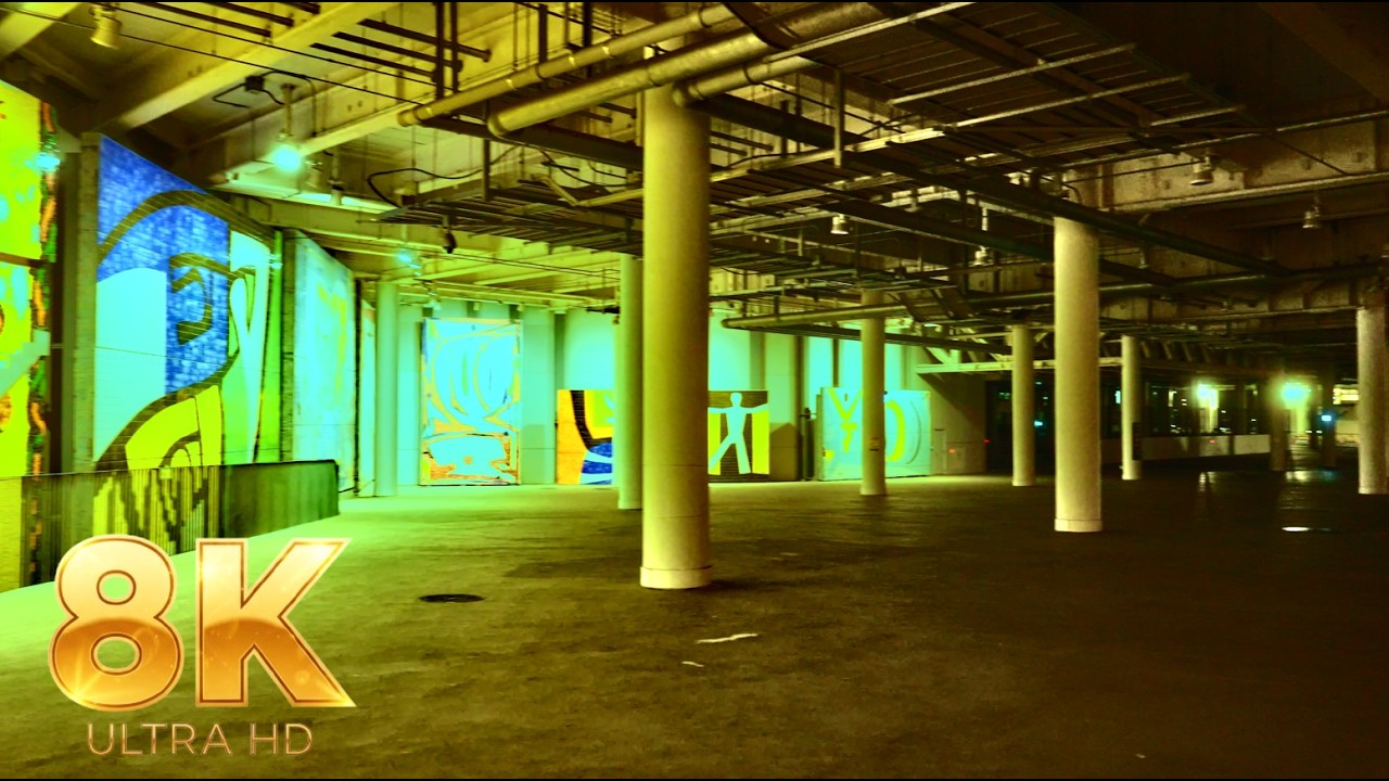 【8K JAPAN】Tokyo National Stadium Midnight Walk / 8K 60fps HDR / No BGM / Ambience / Binaural / ASMR