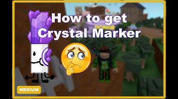 How to find Crystal Marker