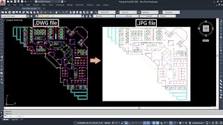 AutoCAD to JPG (high quality) || AutoCAD to image file