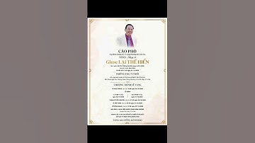 Gia đình chúng tôi vô cùng thương tiếc báo tin : NSND - Nhạc sĩGiuse LẠI THẾ HIỂN