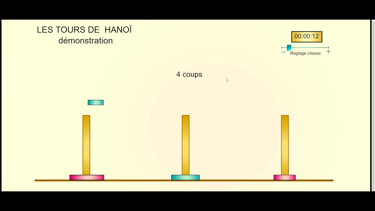 Solution Tour d'Hanoï - YouTube