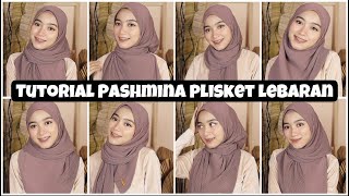 Tutorial Pashmina Plisket Menutup Dada Untuk Hari Raya Lebaran Simpel Hijab Tahan Seharian Youtube