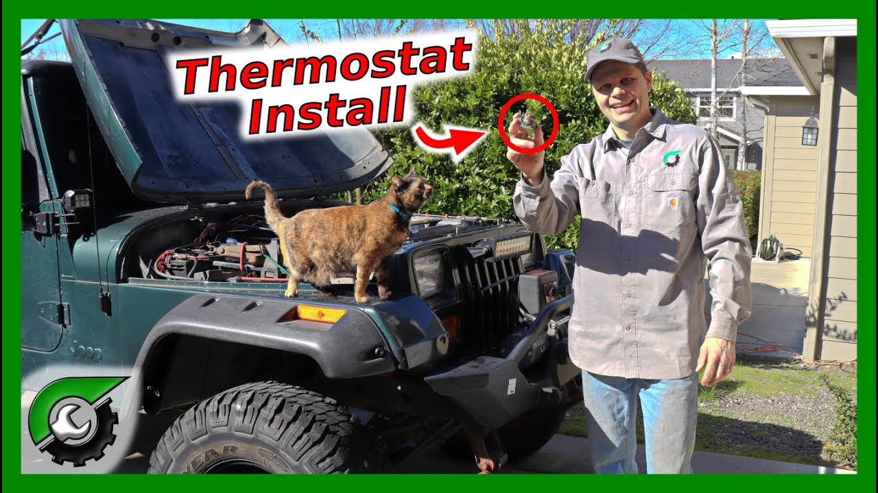 Jeep Thermostat install: Some Trouble - YouTube