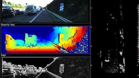 KITTI dataset demo - Highway 02 (disparity, edge, OG)