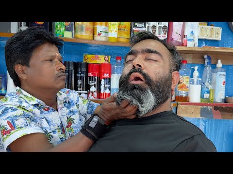 Awesome Hair Crack, Neck Crack & Ear Cracking Head Massage by Dillu Barber | Puri Orissa Barber Shop