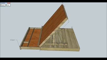 Portable drafting table