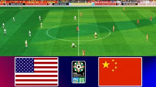 FIFA 23 - USWNT vs. CHINA PR | June 4, 2024 | FIFA Women's World Cup 2023 | PS5 Gameplay