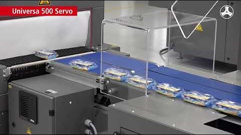 Kallfass Universa 500 Servo High-Speed Shrink Wrapper Shrink Wrapping Cheese In A Box