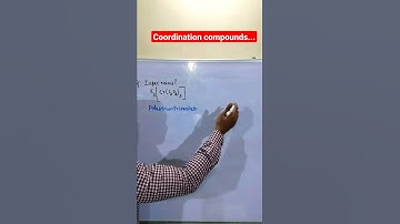 IUPAC Nomenclature of Coordination Compounds...