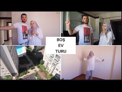 YENİ EVİMİZLE TANIŞIN | BOŞ EV TURU | DAHA YAPILACAK ÇOK TADİLAT VAR | FİKİRLERİNİZİ BEKLİYORUZ❤️