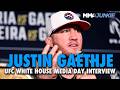 Justin Gaethje: Ilia Topuria 'backed himself into a corner' with KO prediction | UFC White House
