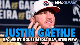 Justin Gaethje: Ilia Topuria 'backed himself into a corner' with KO prediction | UFC White House