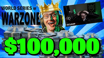 SCUMP Wins $100k Twitch Rivals World Series of Warzone in most INSANE finish ever!! (Solo Yolo)