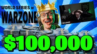 SCUMP Wins $100k Twitch Rivals World Series of Warzone in most INSANE finish ever!! (Solo Yolo)