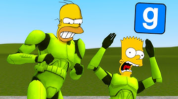 Simpsons Annoy The ENTIRE Server - Gmod Star Wars Admin Trolling