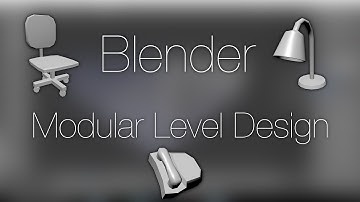 Blender - Modular Level Design for a Multiplayer FPS (Timelapse)