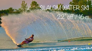 SLALOM WATER SKIING // 16 m 22 off by seamus dolan 76 views 8 months ago 24 seconds