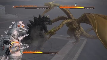 GODZILLA PS4 : Godzilla 2014 vs King Ghidorah vs MechaGodzilla