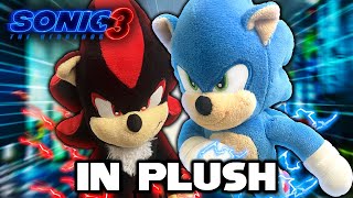 Movie Sonic V.S. Movie Shadow! - Sonic Movie 3 Plush