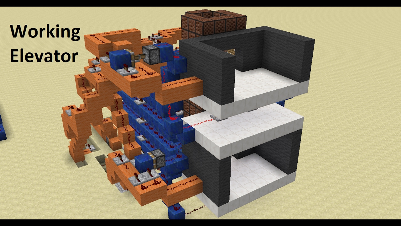 Minecraft 1.11 Redstone Elevator
