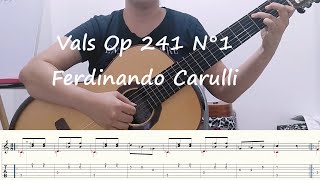 Vals Op 241 N°1 - Ferdinando Carulli (Tabs)