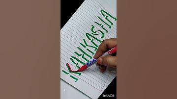 tag kahkasha 💗 comment your name 💗 #calligrapher #art #calligraphymasters #calligraphy #handwriting