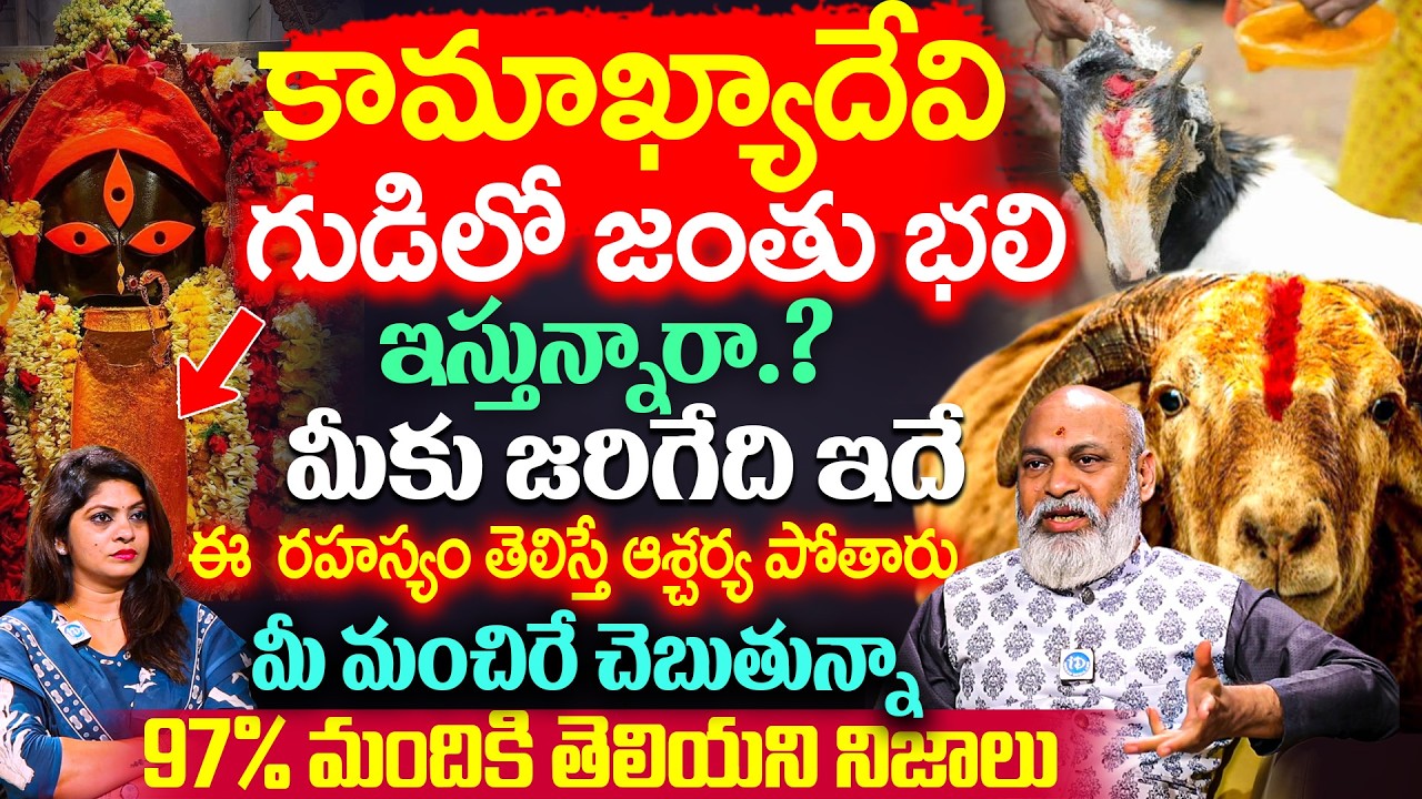 కామాఖ్యాదేవి గుడిలో జంతు భలి ఇస్తున్నారా.? Nanaji Patnayak About Kamakya Devi Hidden Secrets