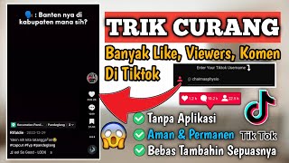 GRATIS SEPUASNYA || CARA MENAMBAH LIKE, VIEWERS, KOMENTAR !! Semua Video Auto Fyp