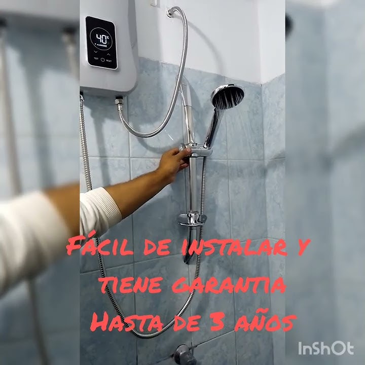 instalación de calentador eléctrico