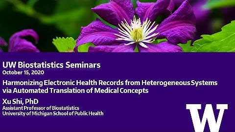 UW Biostatistics Seminar : Xu Shi, 10/15/2020