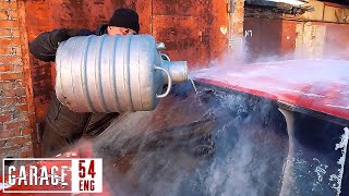 We pour liquid nitrogen (and boiling water!) onto a windshield  what will happen?