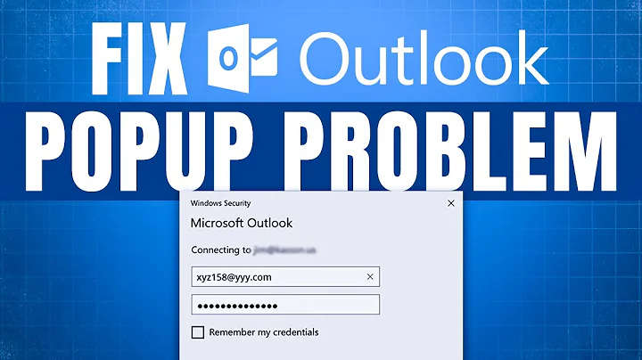 How to Fix Microsoft Outlook Password Pop Up Problem (Step-by-Step)