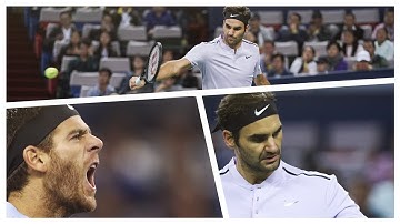 Roger Federer v. Juan-Martin Del Potro | Shanghai 2017 SF Extended Highlights