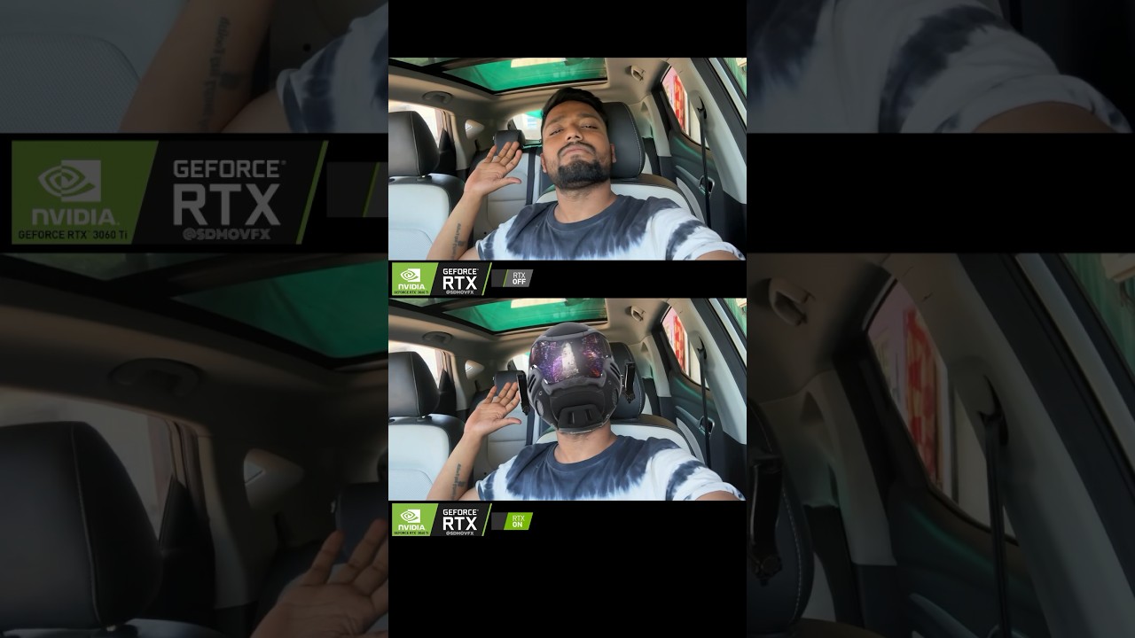 RTX: ON/OFF (Before/After VFX) - Nitepunk - Shibui Dubstep Helmet VFX 