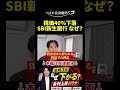株価40％下落 SBI新生銀行 なぜ？